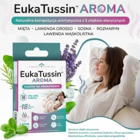 Домашня аптечка Eukatussin Aroma Ароматерапевтичні пластирі для дітей та дорослих, 5 шт.: ціни та характеристики