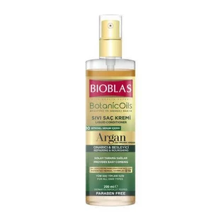 BIOBLAS Botanic Oils Аргановий відновлюючий рідкий кондиціонер для догляду за волоссям, 200 мл