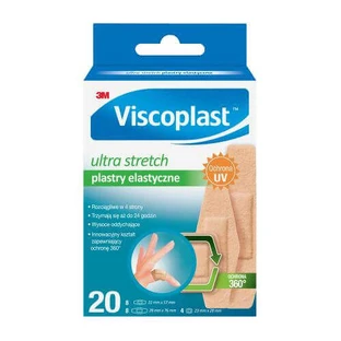 Пластир еластичний VISCOPLAST Ultra Stretch, 20 шт.