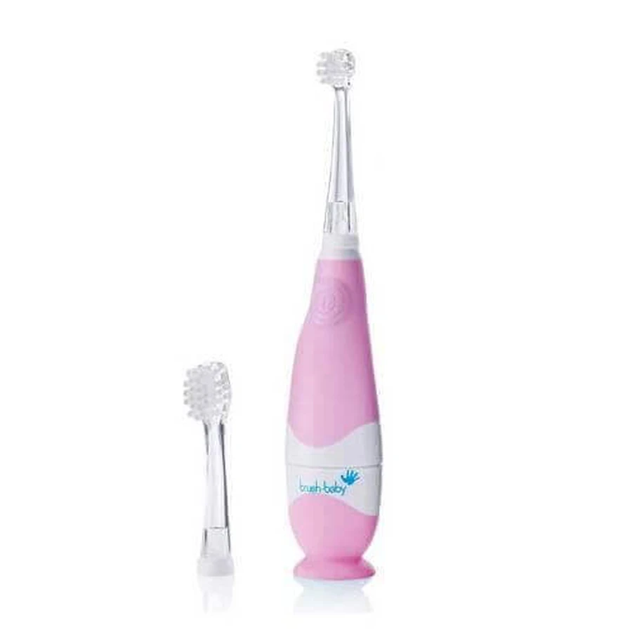 BRUSH-BABY BabySonic Pro звуковая зубная щетка для детей (0-3 года) розовая, 1 шт.: цены и характеристики