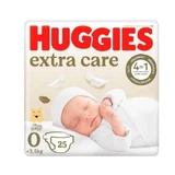 Подгузники HUGGIES Extra Care Newborn 0 (0-3,5 кг), 25 шт.