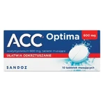 ACC OPTIMA 600 мг - 10 шипучих таблеток: ціни та характеристики