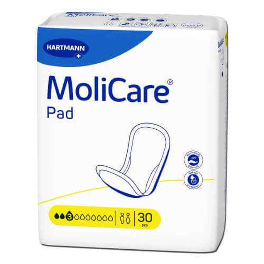 Урологічні вкладиші MoliCare Pad Midi 3 краплі, 30 шт.: ціни та характеристики