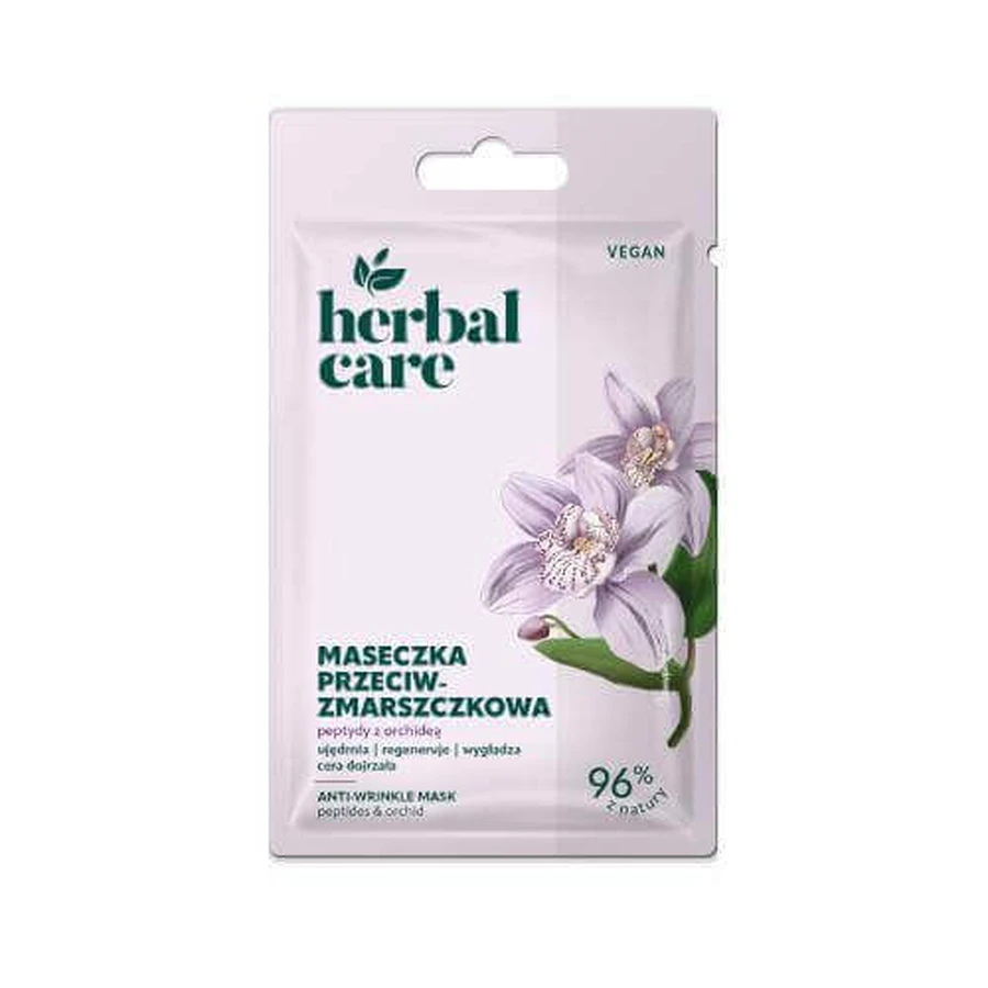 Farmona Herbal Care Маска для обличчя проти зморшок з пептидами та орхідеєю, 7 г: ціни та характеристики