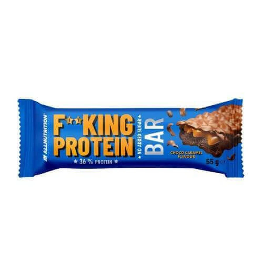 Allnutrition Fitking Delicious Protein Bar со вкусом шоколада и карамели, 55 г: цены и характеристики