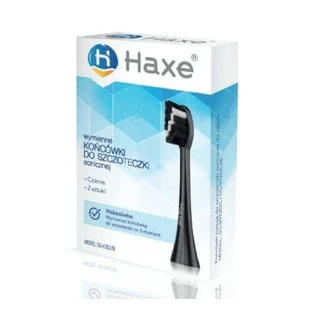 Насадки для зубних щіток HAXE Sonic SG-B972DC чорні, 2 шт.