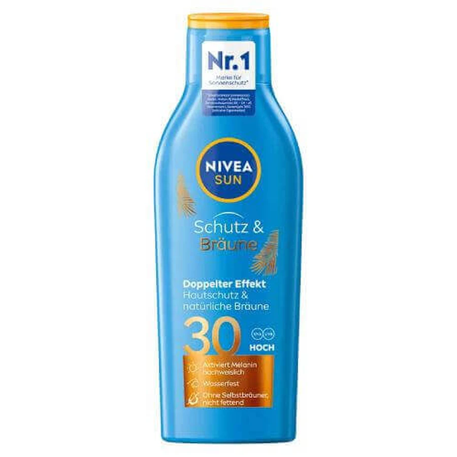 Nivea Sun Protect&Bronze Natural Tan Activating Lotion SPF30, 200 мл: цены и характеристики