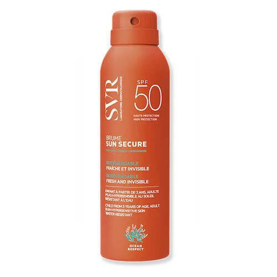 SVR SUN SECURE BRUME Защитный туман SPF50+ спрей, 200 мл: цены и характеристики