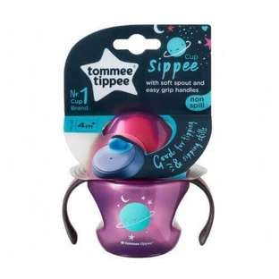 Поїльник-непроливайка Tommee Tippee з ручками, 150 мл 4м+ ДІВЧИНА