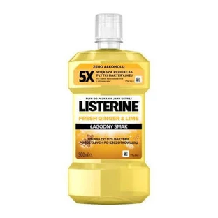 LISTERINE Ополаскиватель для полости рта с мягким вкусом имбиря и лайма, 500 мл