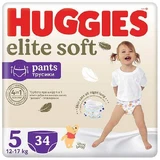 Подгузники HUGGIES Elite Soft размер 5 (12-17кг), 34шт