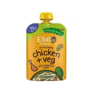 Ella's Kitchen BIO Курица с кукурузной кашей, 130 г