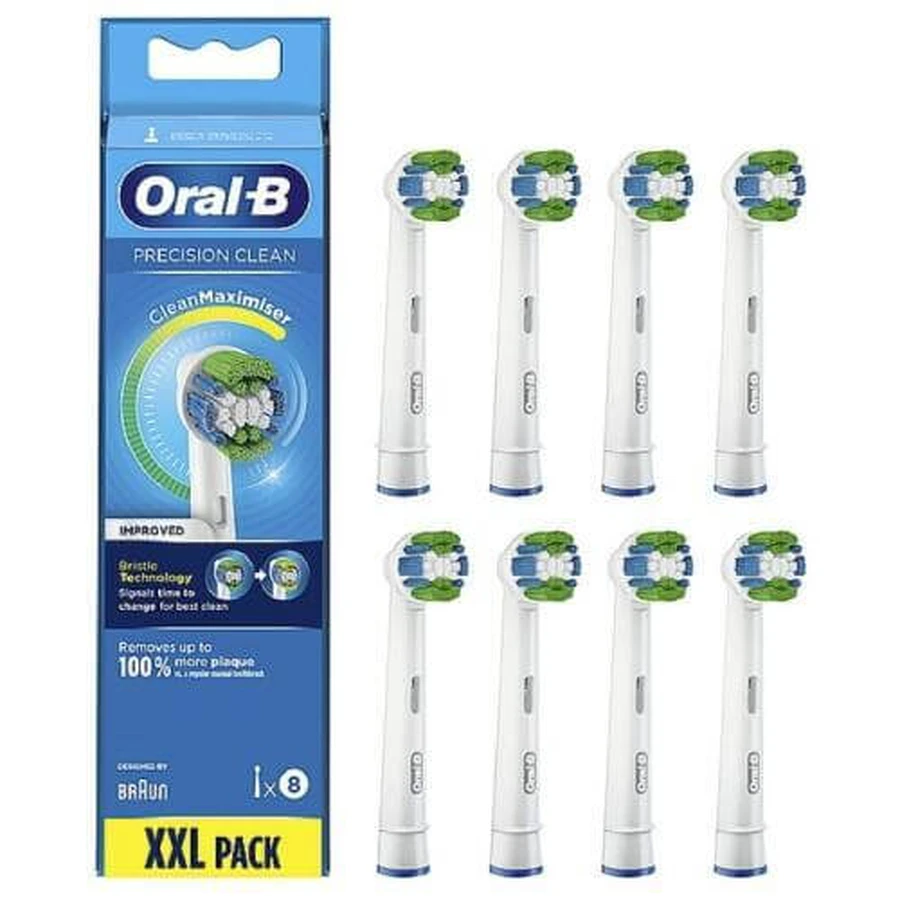Змінні насадки для зубних щіток Oral-B Precision Clean, 8 шт.: ціни та характеристики