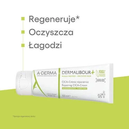 A-DERMA DERMALIBOUR+ CICA Відновлювальний крем, 100 мл: ціни та характеристики