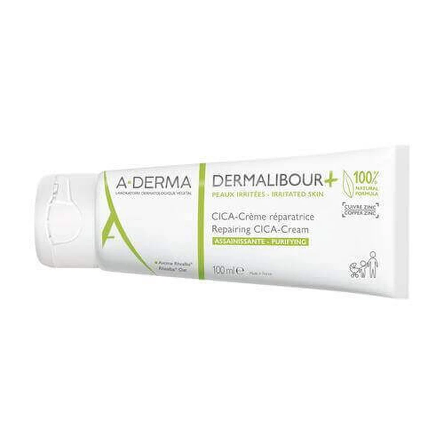 A-DERMA DERMALIBOUR+ CICA Відновлювальний крем, 100 мл: ціни та характеристики
