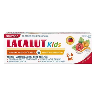 LACALUT Kids Зубная паста для детей 2-6 лет, 55 мл