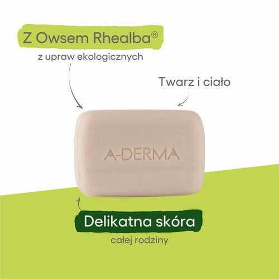 Дерматологічний кубик A-DERMA очищує та заспокоює шкіру, 100г: ціни та характеристики