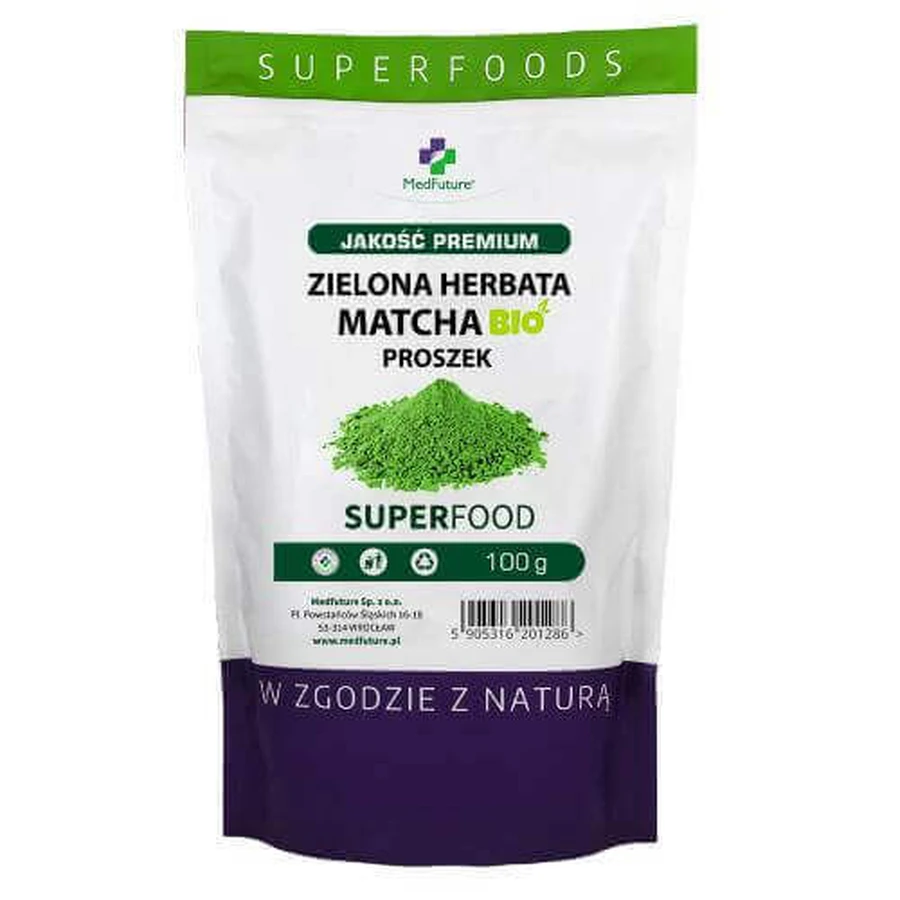 MedFuture Matcha Green Tea Bio, 100 г: цены и характеристики