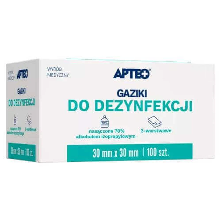 APTEO Дезинфицирующие тампоны, 100 шт.: цены и характеристики
