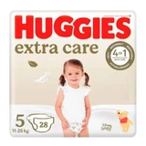 HUGGIES Extra Care Jumbo 5 подгузников 11-25 кг, 28 шт.