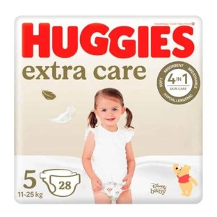 HUGGIES Extra Care Jumbo 5 подгузников 11-25 кг, 28 шт.