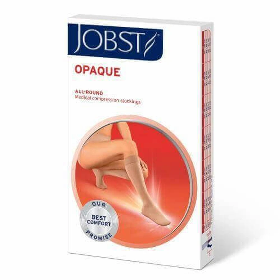 Короткі компресійні шкарпетки JOBST OPAQUE CCL2 карамель, розмір 5 OP: ціни та характеристики