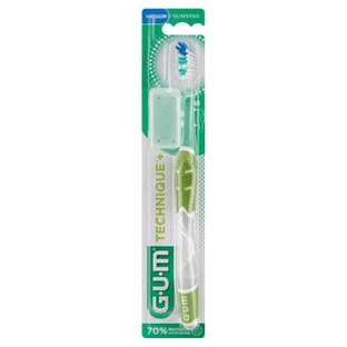 Sunstar GUM Technique+ Зубная щетка средняя, 1 шт.
