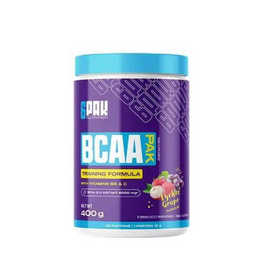 6Pak Nutrition BCAA Pak со вкусом личи и винограда, 400 г: цены и характеристики