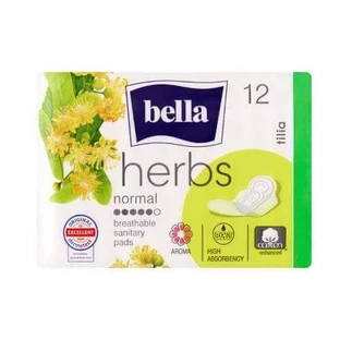 BELLA Herbs Обычные гигиенические полотенца, 12 шт.