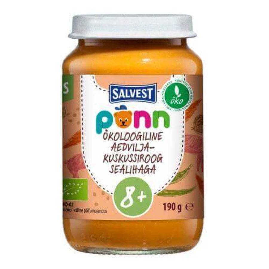 Свинина SALVEST PÕNN BIO с кускусом и овощами, 190 г.: цены и характеристики