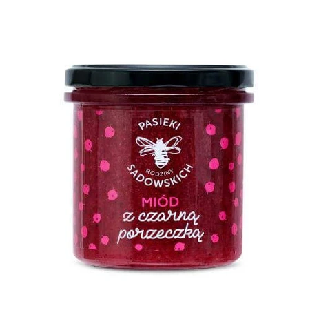 PASIEKI RODZINY SADOWSKICH Мед з чорною смородиною, 430г: ціни та характеристики