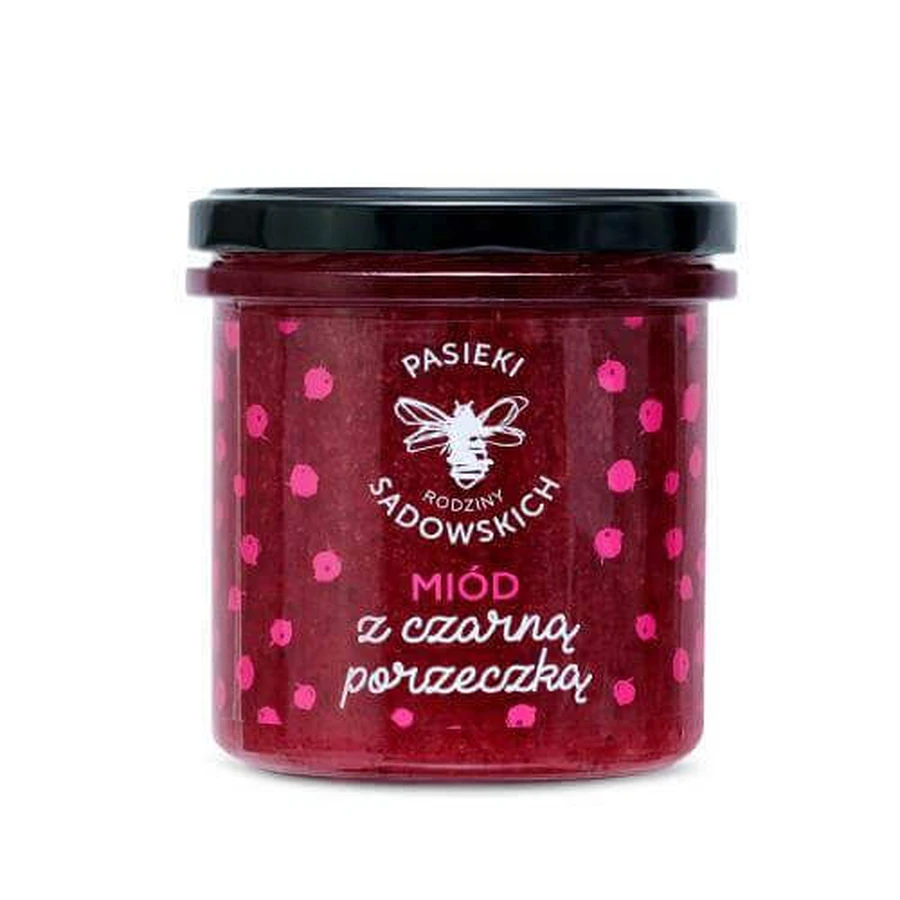 PASIEKI RODZINY SADOWSKICH Мед з чорною смородиною, 430г: ціни та характеристики