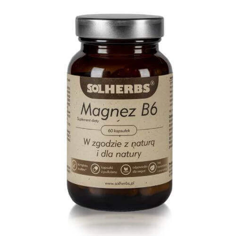 SOLHERBS Магний B6, 60 капсул: цены и характеристики