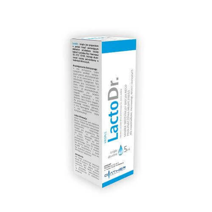 DIATHER LactoDr. Пробіотичні краплі для дітей та дорослих, 5 мл: ціни та характеристики