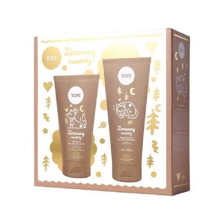 Yope Winter Mood Set Увлажняющий гель для душа, 200 мл + Питательный лосьон для тела, 150 мл: цены и характеристики