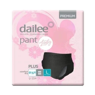 DAILEE Pant Lady Plus Black PREMIUM L вбираючі труси для активних людей, 15шт