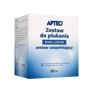 Apteo Додатковий набір для промивання носа та носових пазух, 30 пакетиків