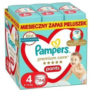 Підгузки PAMPERS Premium Care розмір 4, 114 шт БЕЗ КОЛЕКТИВНОЇ УПАКОВКИ