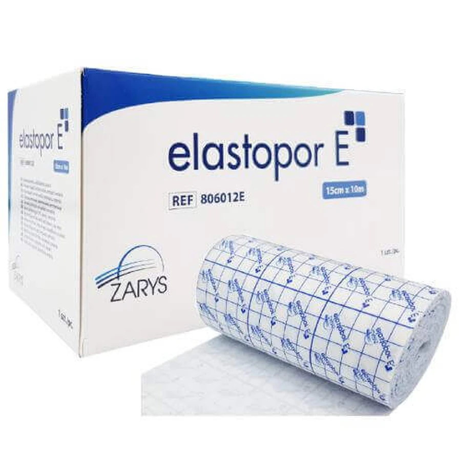 Стрічка перев'язувальна з нетканого матеріалу ELASTOPOR E 15 см х 10 м, 1 шт.: ціни та характеристики