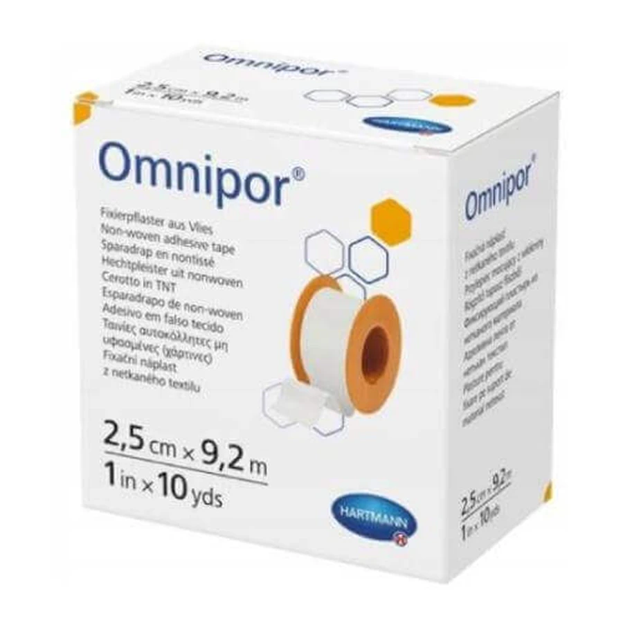OMNIPOR Нетканый клей 2,5 см x 9,2 м: цены и характеристики