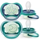 AVENT Ultra Air Нічна пустушка ортодонтична 6-18м SCF376/13, 2шт, AVENT Ultra Air Нічна пустушка ортодонтична 6-18м SCF376/13, 2шт.