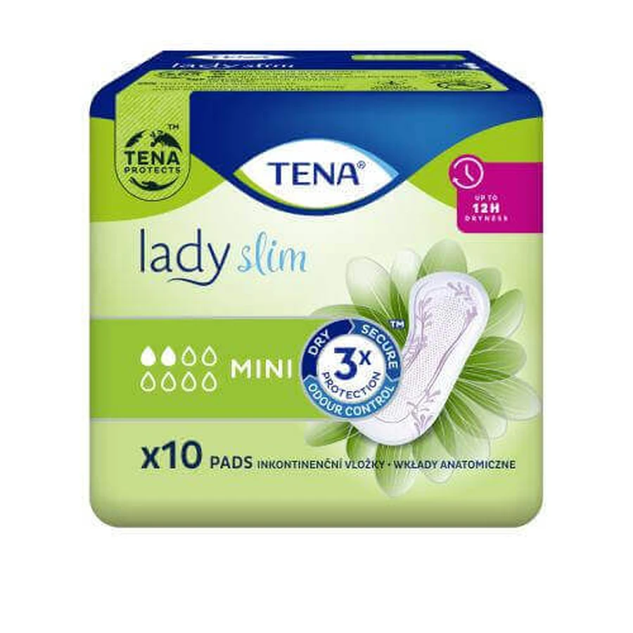 TENA Lady Slim Mini Спеціалізовані гігієнічні рушники, 10шт: ціни та характеристики