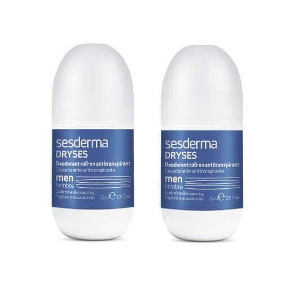 Дезодорант-антиперспірант для чоловіків Sesderma Dryses Antiperspirant, 2 x 75 мл: ціни та характеристики