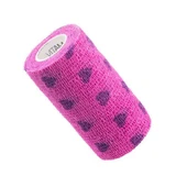 VITAMMY Autoband Еластичний еластичний бинт 10см х 450см Сердечка фіолетовий