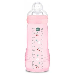 MAM Baby Easy Active Rapid Flow Anti-colic Baby Bottle 4m+ Pattern Fruits, 330 мл