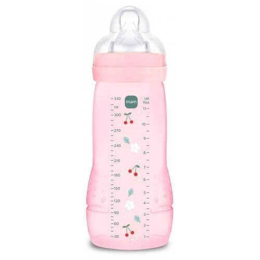 MAM Baby Easy Active Rapid Flow Anti-colic Baby Bottle 4m+ Pattern Fruits, 330 мл: цены и характеристики