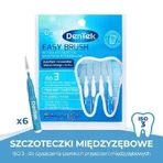 DENTEK Межзубные щетки Easy Brush размер 3, 6шт: цены и характеристики