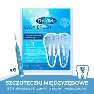 DENTEK Межзубные щетки Easy Brush размер 3, 6шт