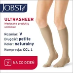 JOBST ULTRASHEER Короткі компресійні гольфи CCL1 натуральні, розмір 5 ZP: ціни та характеристики