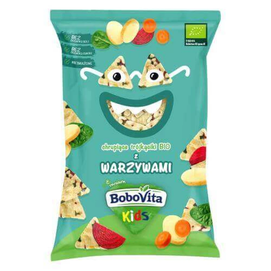 BoboVita Kids Хрустящие треугольники БИО с овощами, 30 г: цены и характеристики